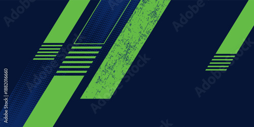 Abstract blue banner design vector, dynamic sporty horizontal background template for media promotion or web banner