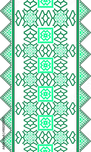 Pixel art ethnic, Pattern fabric pixel, design for background, clothing, decorative, drapery, cloth embroidery, geometric pixel art, handcraft, wallpaper, carpet, bag, card, cushions, Print, ethnic