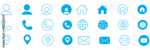 business icon set for company ,name, phone, mobile, place, location, mail, website and message icon set, black and white icon vector business card icon