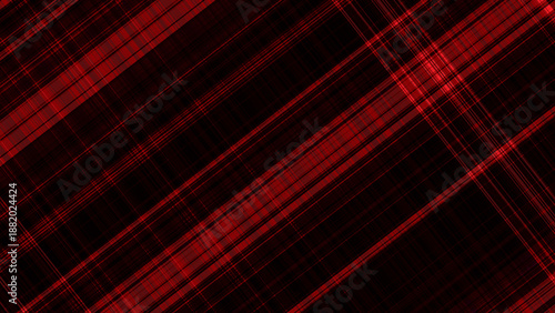 Red Plaid Pattern on Dark Background