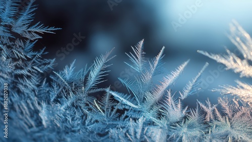 Frozen Beauty of Winter Frost
