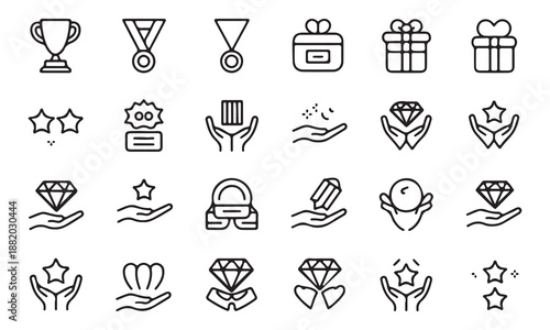 Hand drawn wine glass icon set with sketch style illustrations for food and beverage design