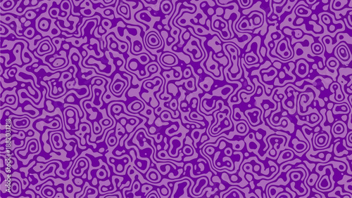 Intricate purple pattern with swirling shapes viewed from directly above in a mesmerizing design
