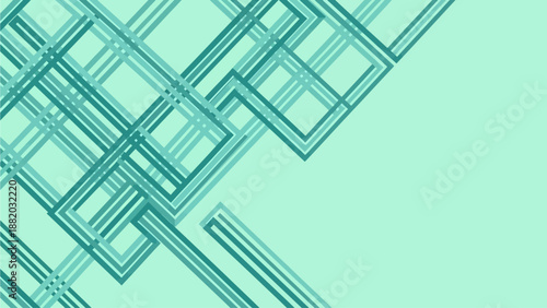 Geometric patterns of interlocking rectangles viewed from a diagonal perspective, showcasing intricate design and symmetry