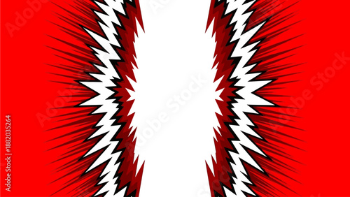 Dynamic abstract illustration of light, energy, motion, beam, rays emanating from a central axis