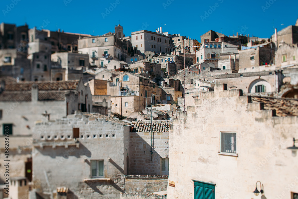 Fototapeta premium Beautiful Matera, Mediaeval city in Italy, Europe.