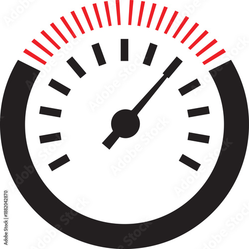 Speedometer, tachometer icon. Speedometer indicator icon collection. Speed indicator vector icons