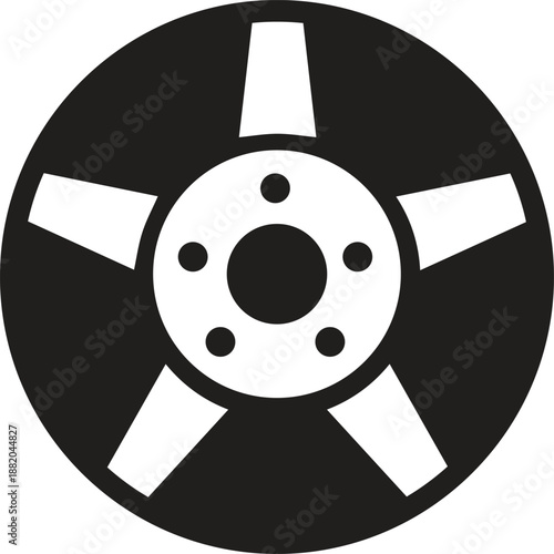 Black rubber wheel tire set. Wheel tires. Car tire tread tracks, motorcycle racing wheels and dirty tires track. Tyres road maintenance vector automobile. Auto wheel tyre.