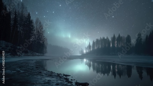 Northern Winter Nightscape
