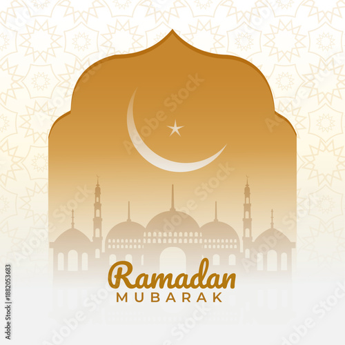 Ramadan kareem religious islamic festival decorative background