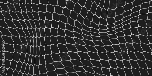 Net texture for fishing white nets on black background