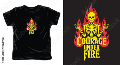 Mountain bear silhouette forest landscape double exposure design for tshirt print and outdoor adventure apparel graphics