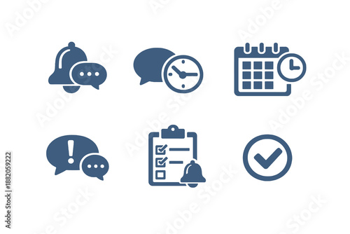 Digital customer support chat tag icon set showing labeling, categorization and chat organization. Monochrome flat vector icons ideal for UI, apps and helpdesk dashboards.