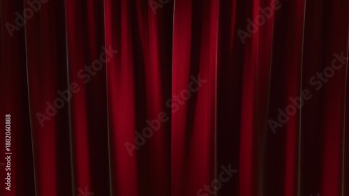 Red Velvet Theater Curtain Closing Transition