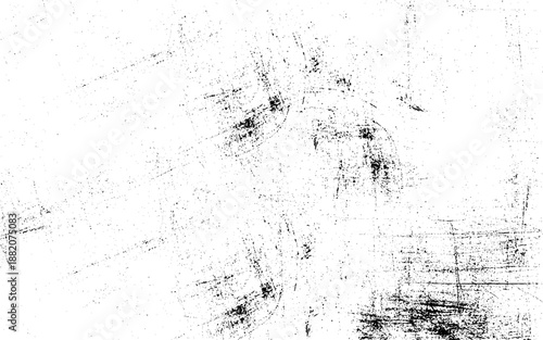 Grunge black white. Abstract texture old surface. Monochrome vector pattern of cracks, stains, scratches, splash for printing and design. 