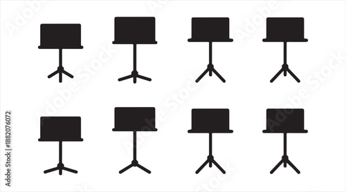 Softbox and studio light equipment symbols for video and film production