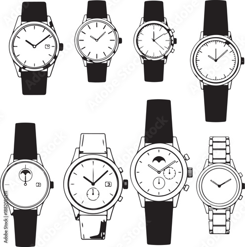 Collection of Modern Wristwatches