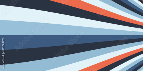 shades of blue orange highlight color gradation wave abstract lines art graphic design style wallpaper background banner vector harmonious artistic composition minimalist flat lay simple full