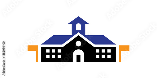 School icons set,transparant background