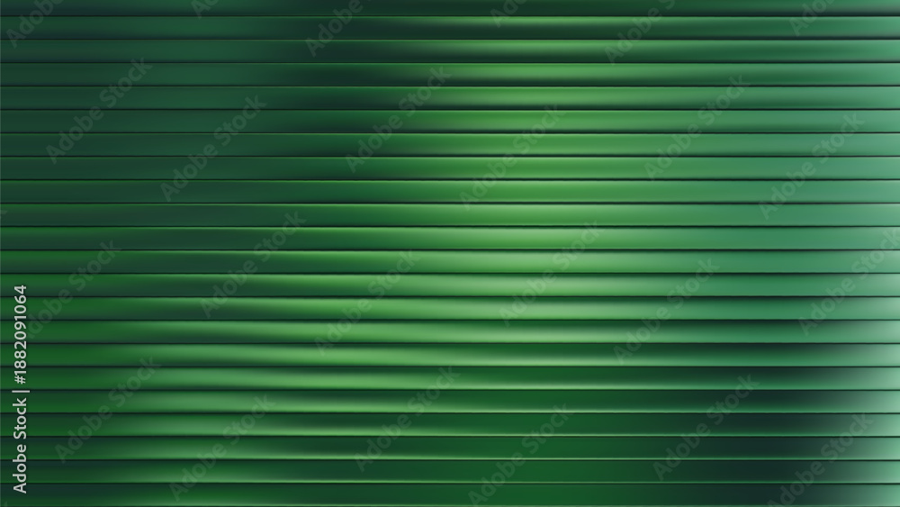 Fototapeta premium Fractal glass bg for gradient green texture and horizontal effect pattern. Background plate futuristic for black cyber wave and linear chromatic elegant. Fractal digital premium for gradient.