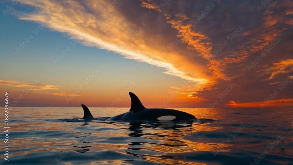 Fototapeta premium an orca whale 
