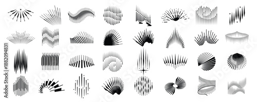 mega bundle of aurora logos. collection icon vector design borealis aurora north premium illustration