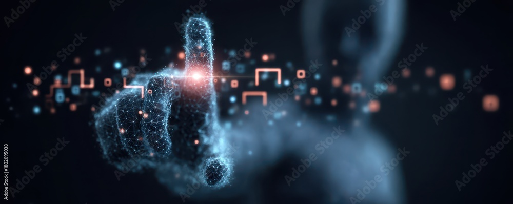 Fototapeta premium This software project advances the future as the agenda aligns the system and empowers the assistant with the team