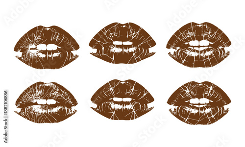 Valentine's day chocolate lips delicious treats for your sweetheart on valentine's day