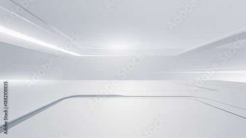 Wallpaper Mural abstract white background with lines modern minimal texture design Torontodigital.ca