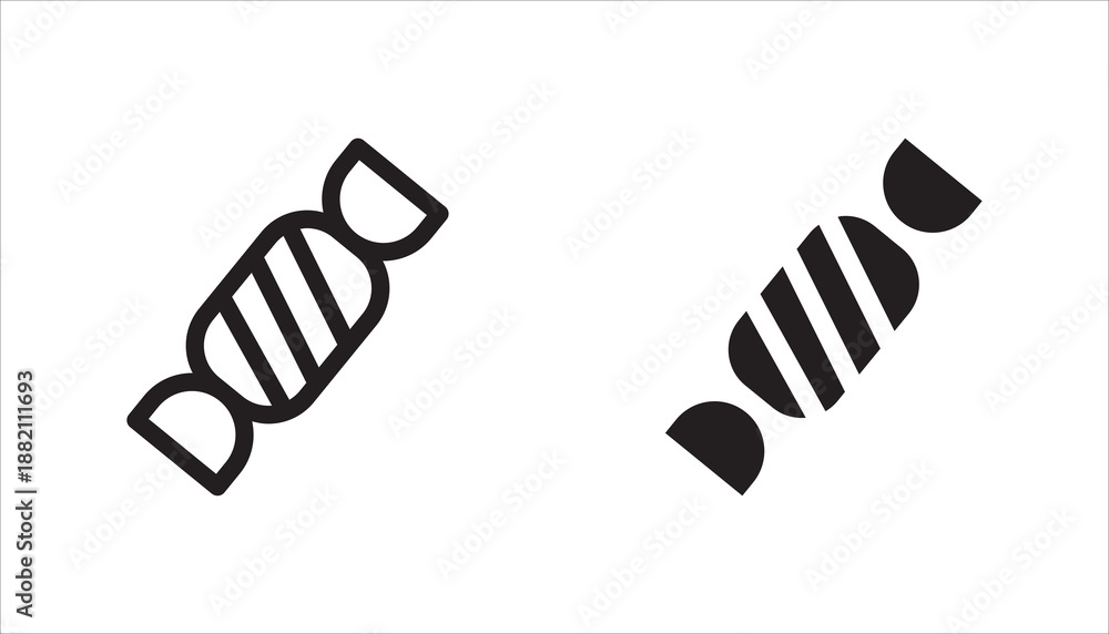 Obraz premium candy icon set, vector illustration on white background