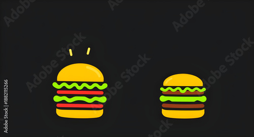 burgericon, hamburger, fastfood, foodicon, meal, snack, junkfood, restaurant, diner, cafe, takeaway, streetfood, beefburger, cheeseburger, patty, bun, cheese, lettuce, tomato, onion, sauce, ketchup, m