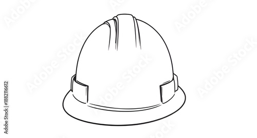 helmetoutline, safetyhelmet, hardhat, constructionhelmet, protection, protectivegear, equipment, industrial, industry, worker, engineering, building, contractor, site, factory, maintenance, repair, sa