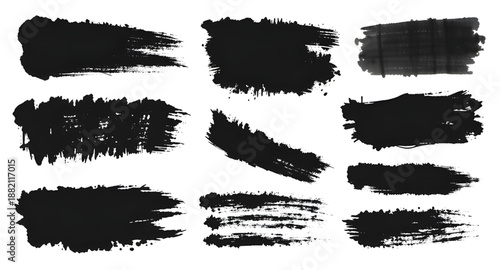 blackpaint, brushstroke, brushmark, inkbrush, abstract, texture, grunge, artistic, art, design, element, background, smear, smudge, splash, splatter, rough, bold, dark, monochrome, minimal, modern, cr