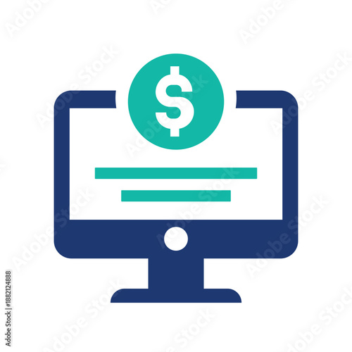 Secure Digital Payment icon set for online transactions, e-commerce, fintech and finance UI