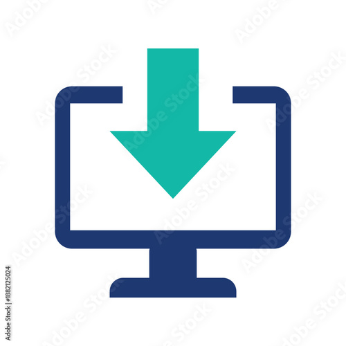 Efficient Installation icon set for setup processes, system deployment and technical UI design
