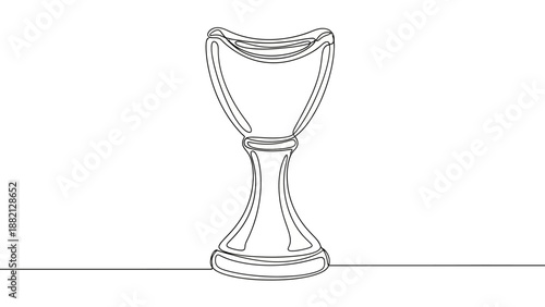 trophy cup illustration