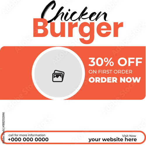 PrintBurger mascot logo design
