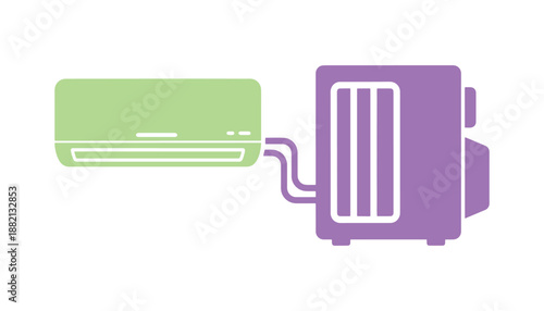 Vector Icon for Air Conditioning Systems