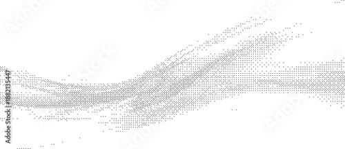 A grayscale wavy line pattern on a for design and texture
