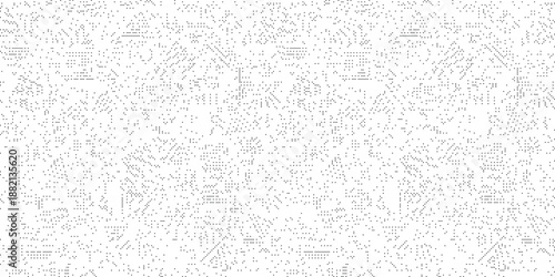 Dense halftone dots pattern on illustration