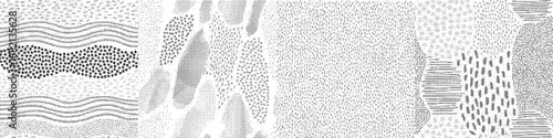 Halftone dots pattern with varying density