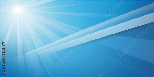 Smooth blue abstract background featuring a vector wave design with light technology lines and a motion curve pattern for a professional business web banner backdrop