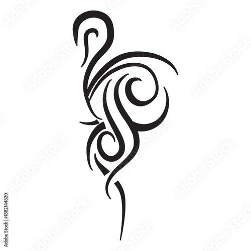 Weird tribal pinstripes