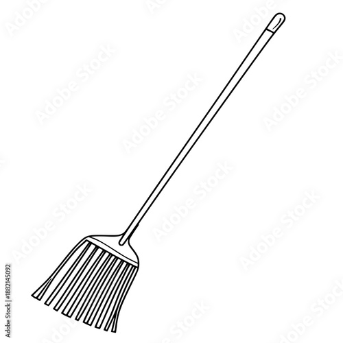 Elegant Line Art: Minimalist Rake, Clean Simple | Clean, isolated vector art for creative projects.