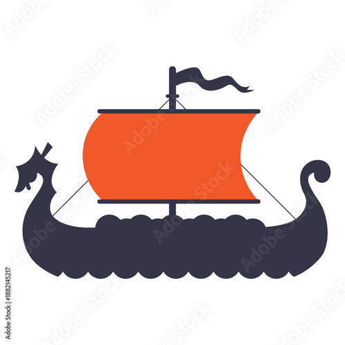 Viking boat ship