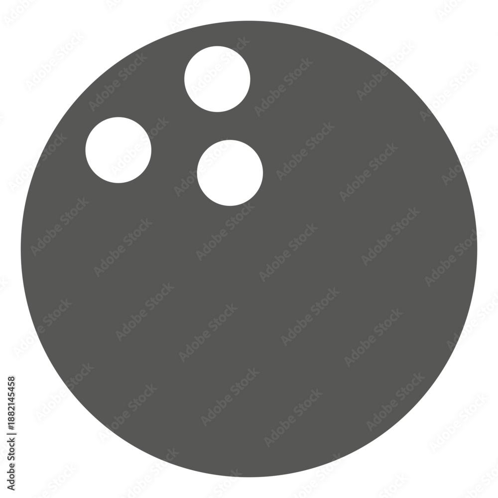 Fototapeta premium Bowling ball icon