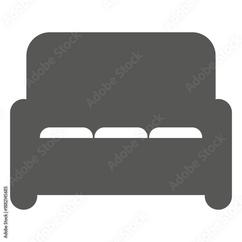 3 seats sofa icon