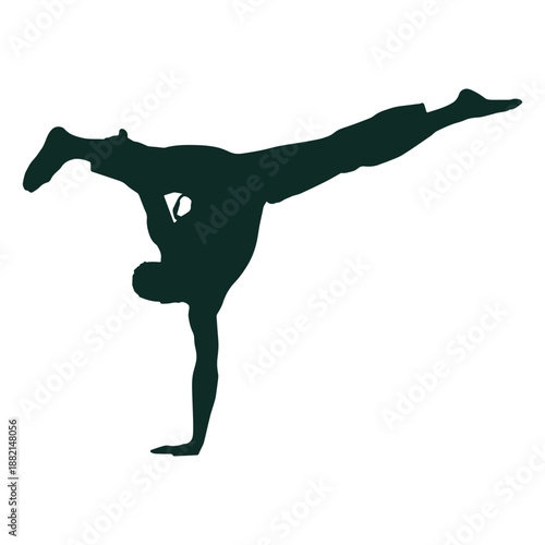 Capoeira brazil handstand