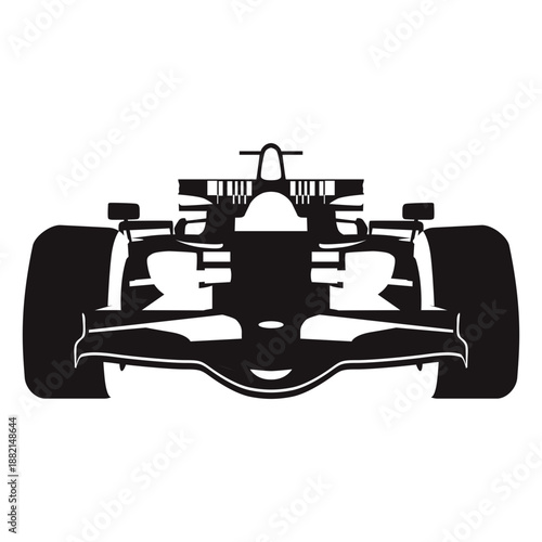 Racing car illustration desgin