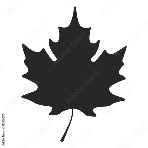 Maple leave silhouette